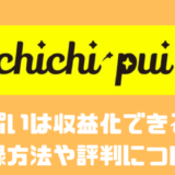 chichi-pui(ちちぷい)は収益化できる？？登録方法や評判について